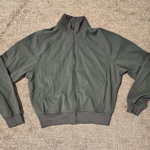 Lululemon Track Jacket (Dark Green Size 4)